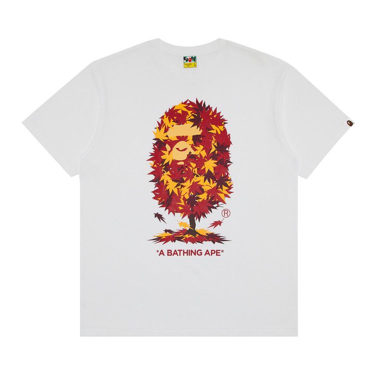 

Футболка BAPE Japan Autumn Ape Head Tee, White