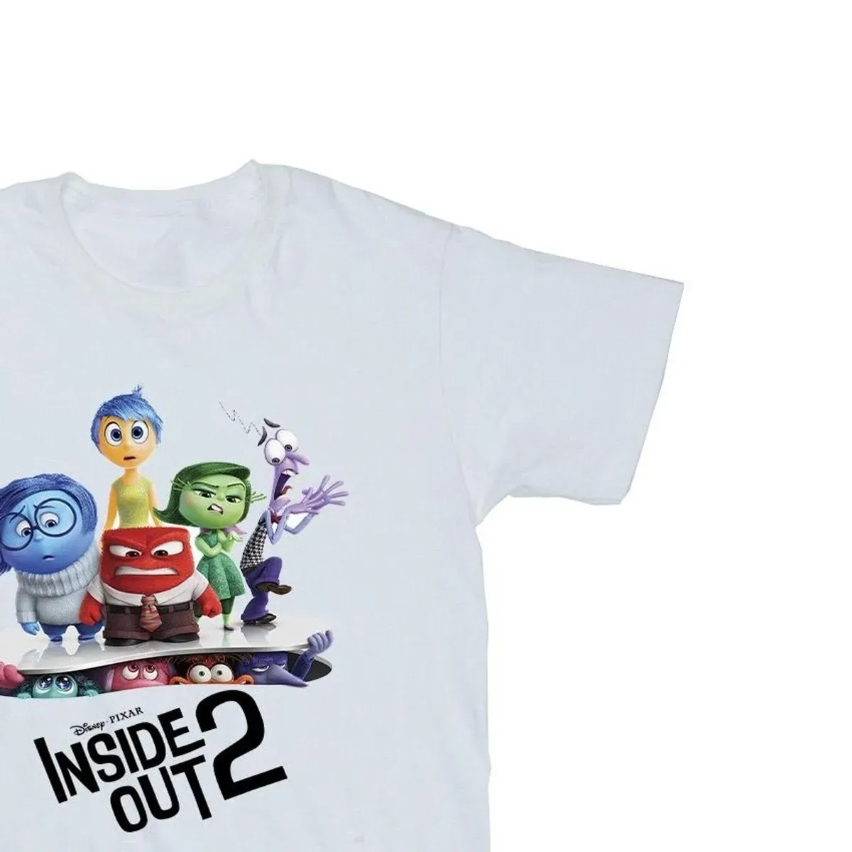 Футболка хлопковая Poster Inside Out, White — фото 2