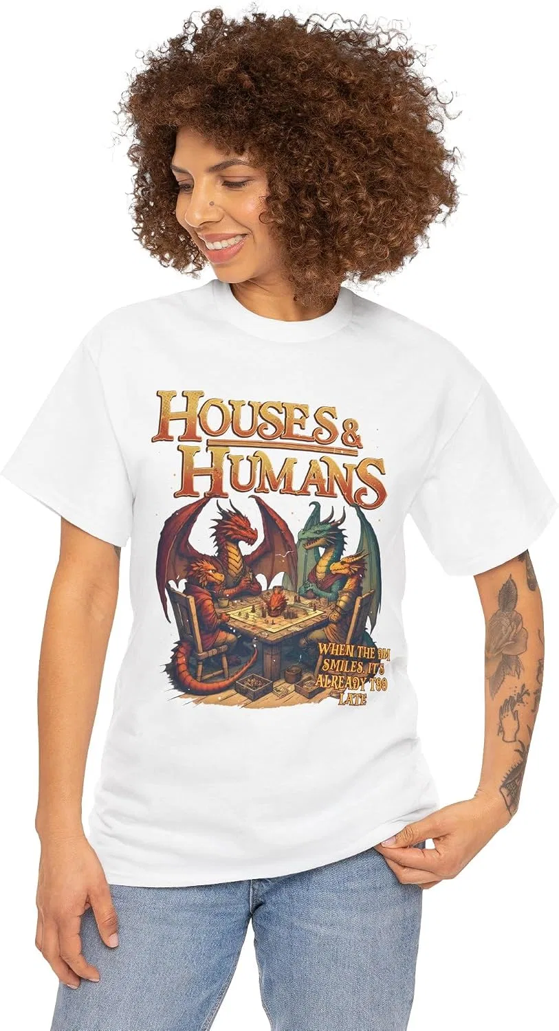 Мужская футболка с принтом Houses and Humans Role-Playing Tee, белый — фото 3