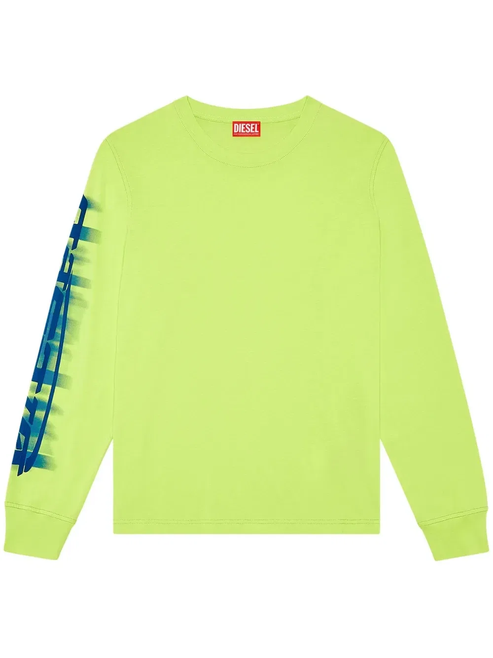 Футболка T-Just-Ls-Slits-N2 Diesel, зеленый
