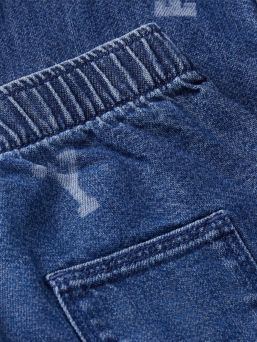 Джинсы TOMMY HILFIGER Regular, синие, из синей джинсовой ткани — фото 3