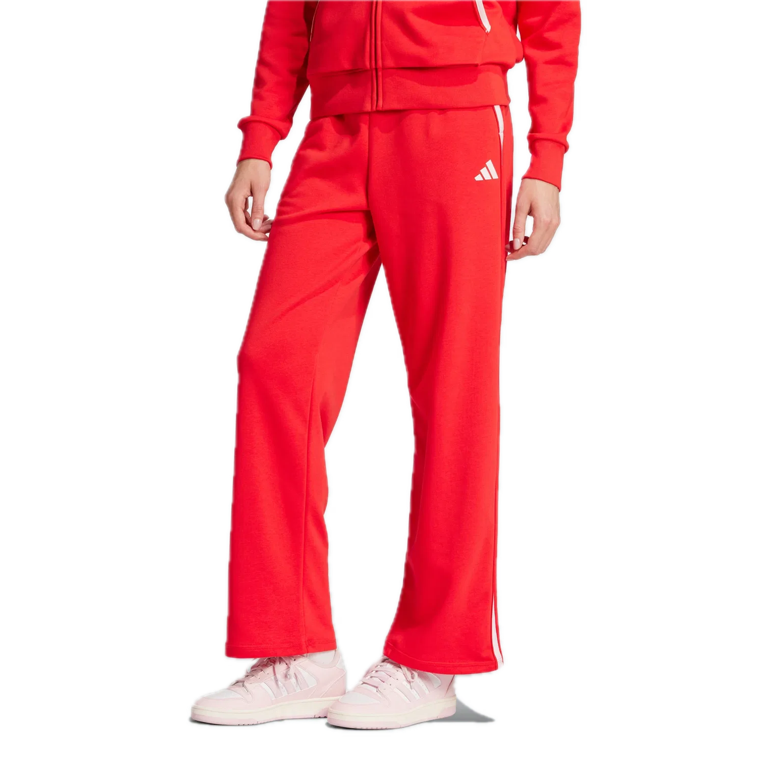 Женские спортивные штаны Adidas Essentials Color Pop French Terry, красный — фото 2