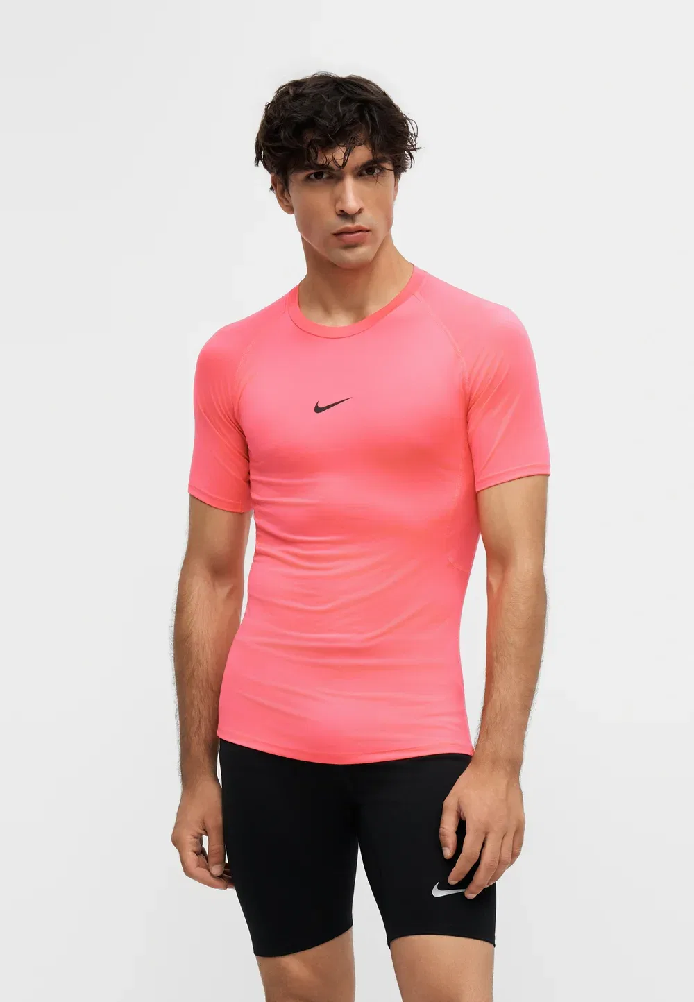 Облегающая майка Nike Performance, Pink/Black