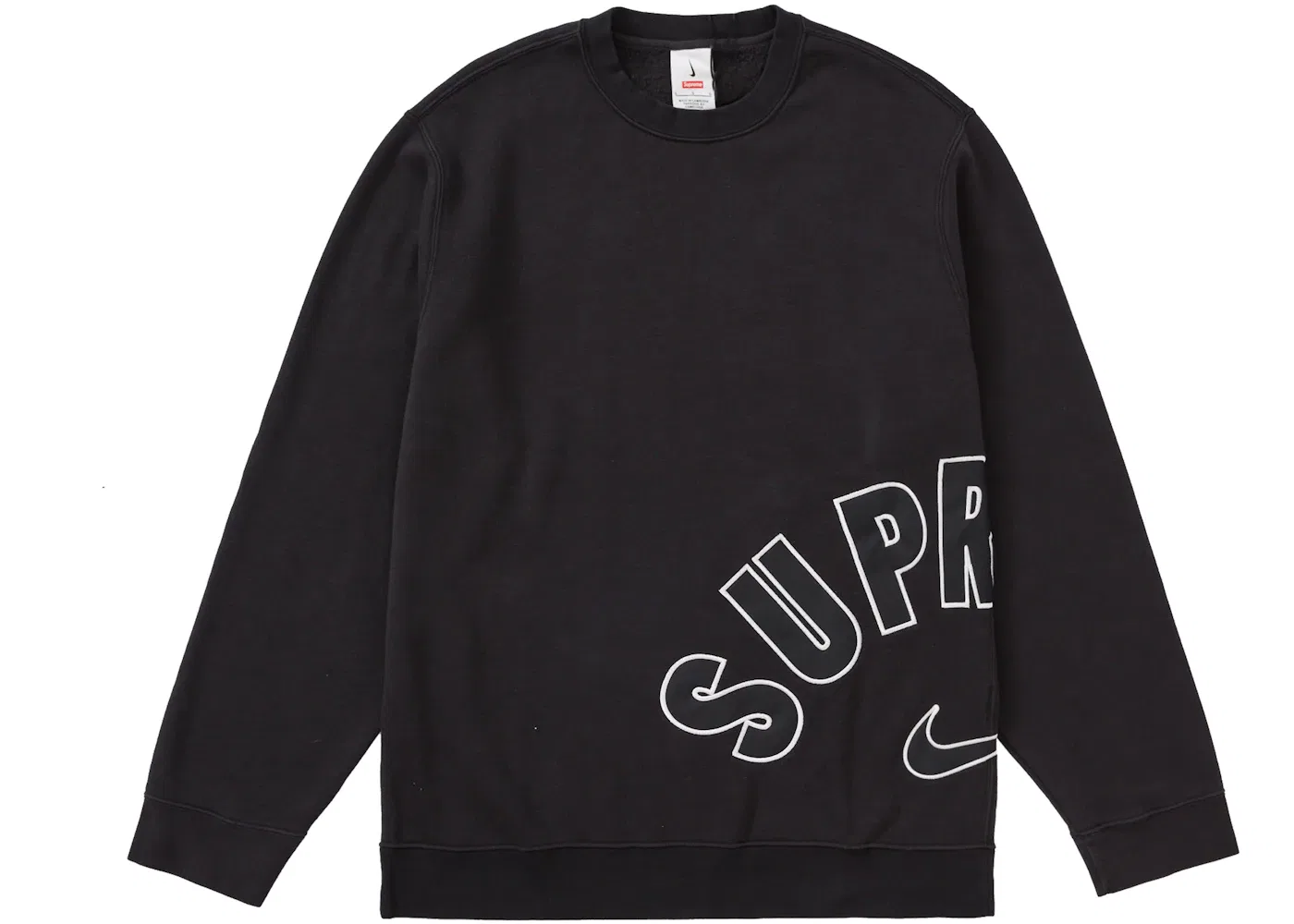 Мужской свитшот с принтом Arc Crewneck Supreme, Black