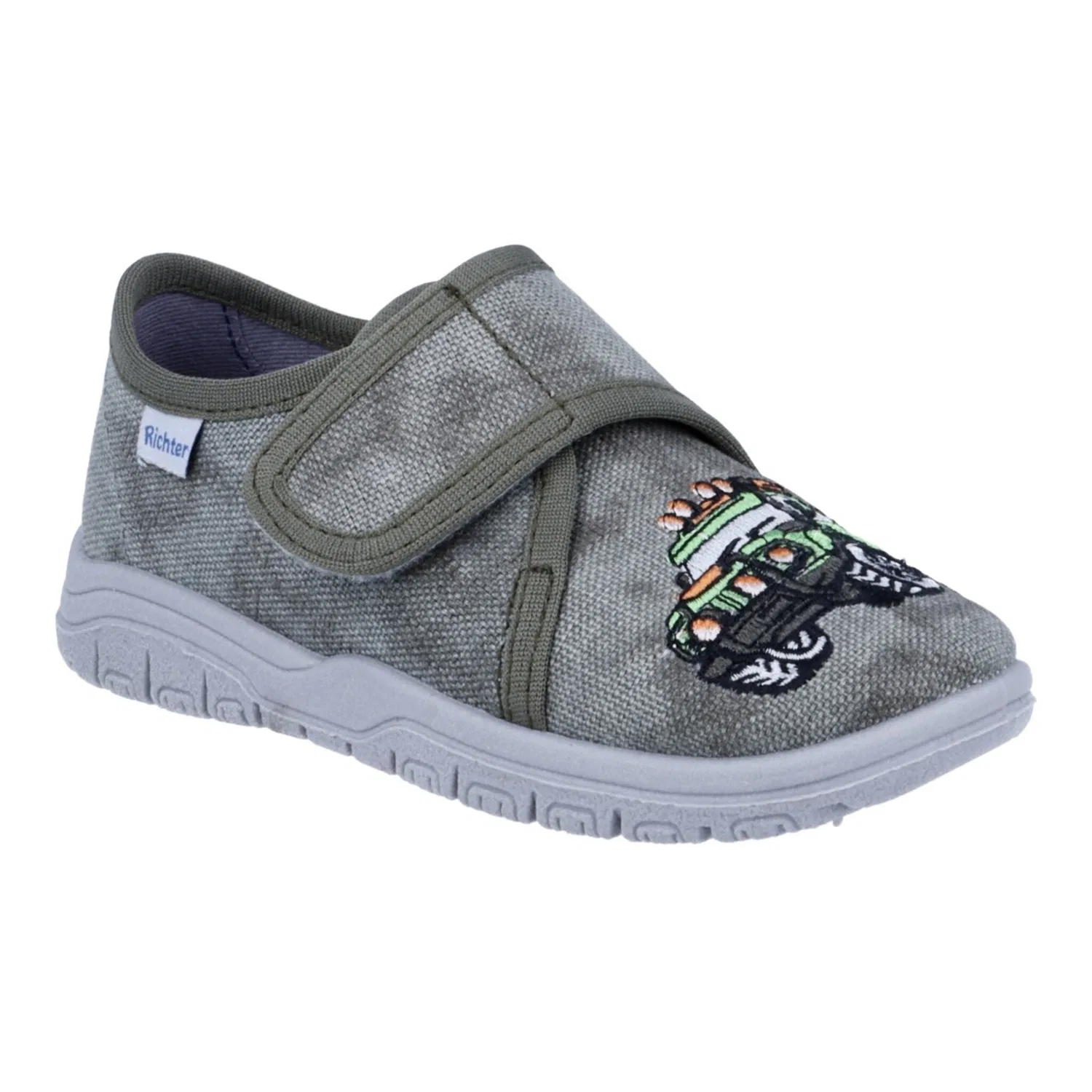 Детские тапочки с системой WMS Richter, Green-Grey