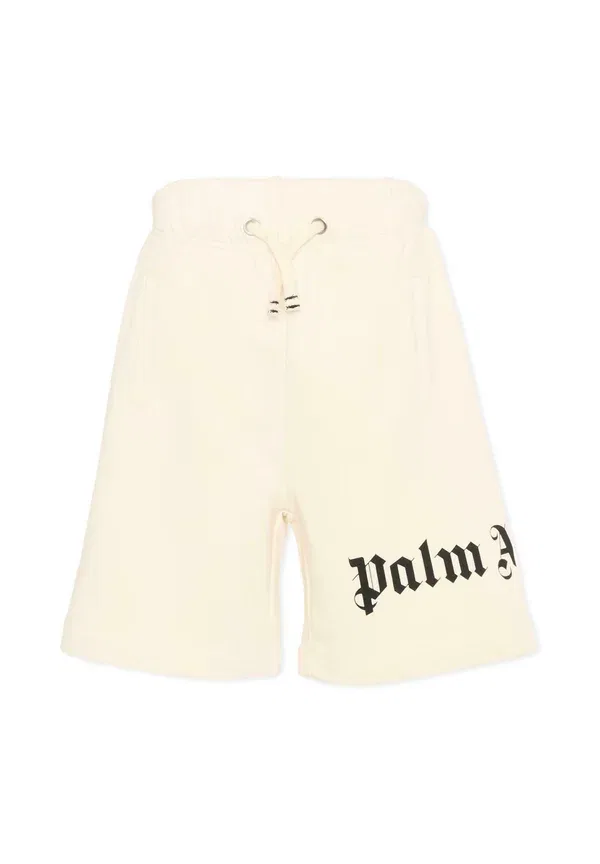 Шорты с принтом Shorts unisex Palm Angels, Ivory, слоновая кость