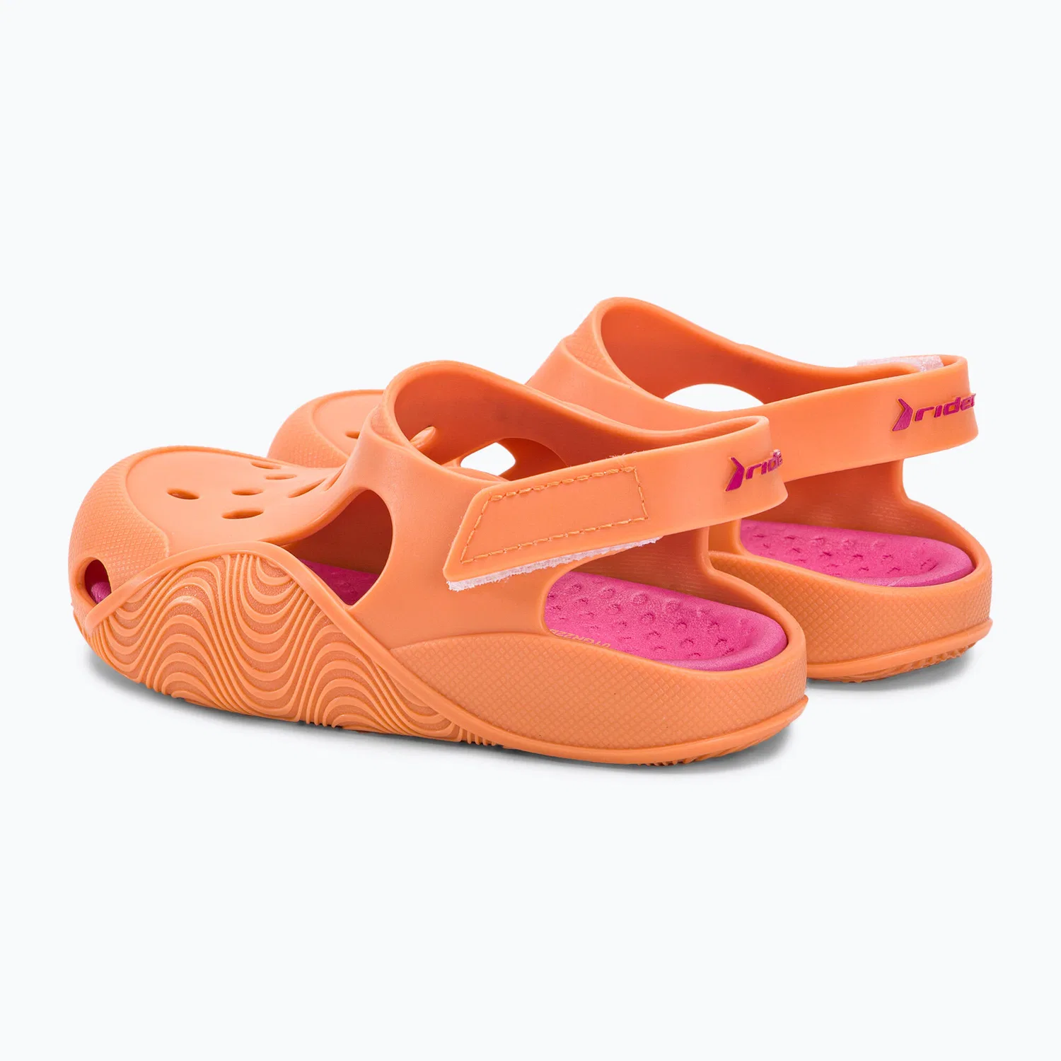 Детские сандалии из ПВХ Comfy Baby Rider, Orange / Rosa — фото 3