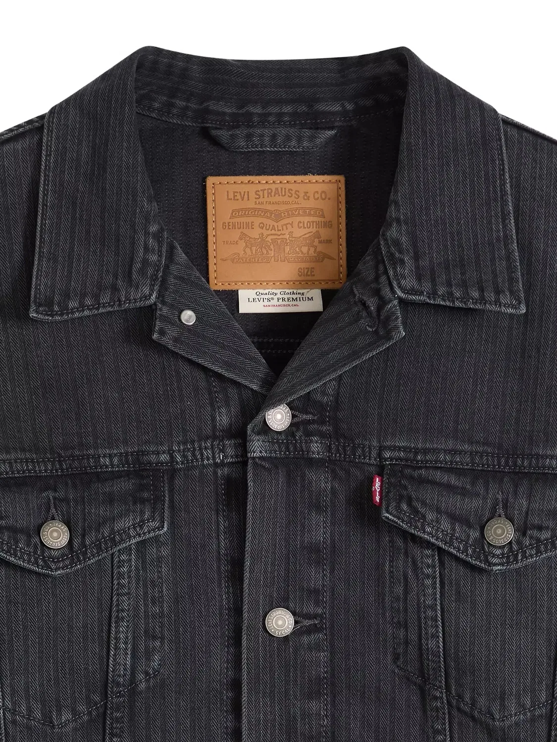 Джинсовая куртка Levi's, черный — фото 2