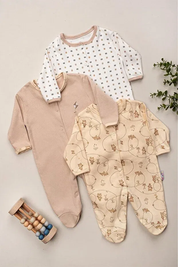 Детский комплект для новорожденных хлопковый Defne Lina Baby, Multicolor