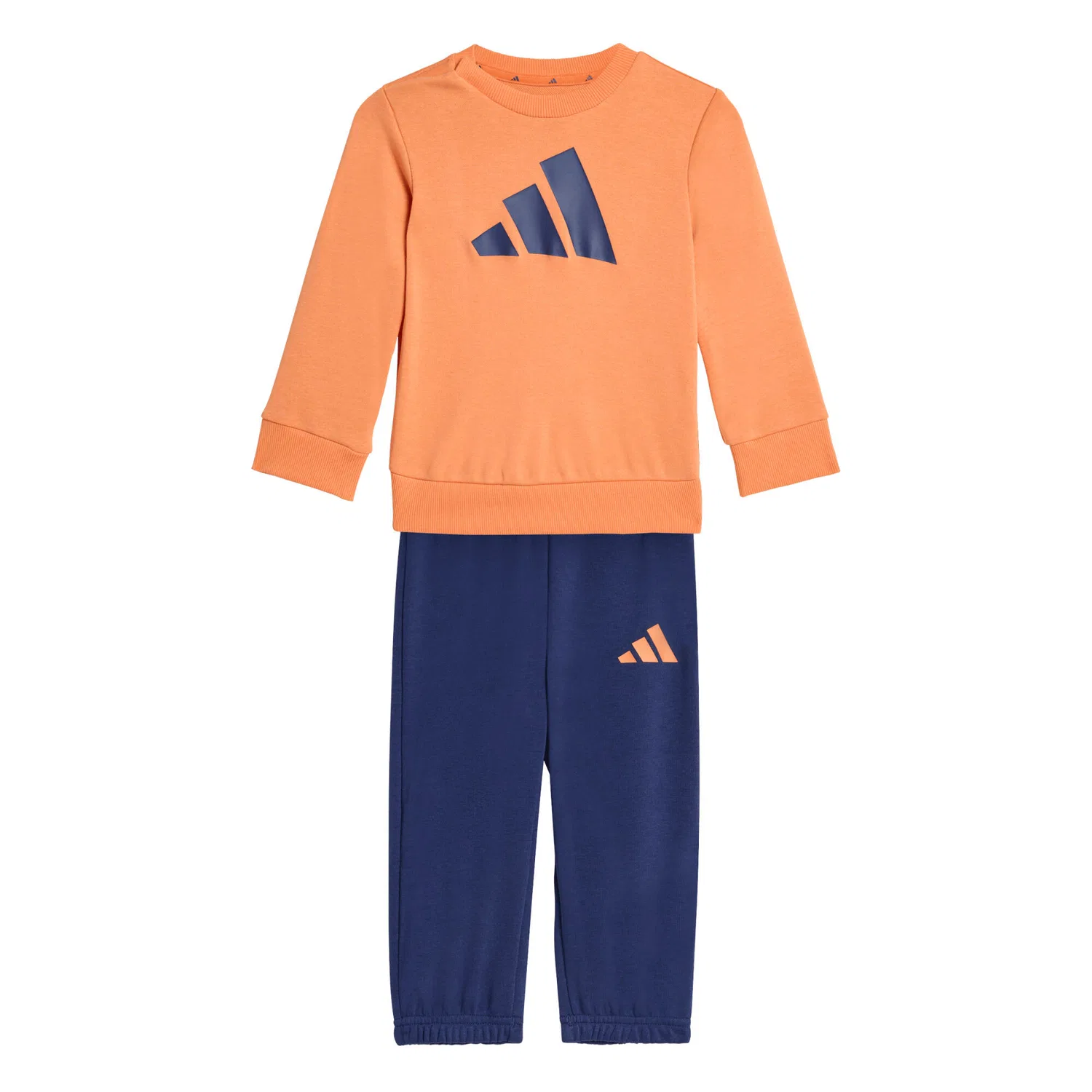 Детский спортивный костюм adidas BL FT JOG 240, Mango Navyblau Orange