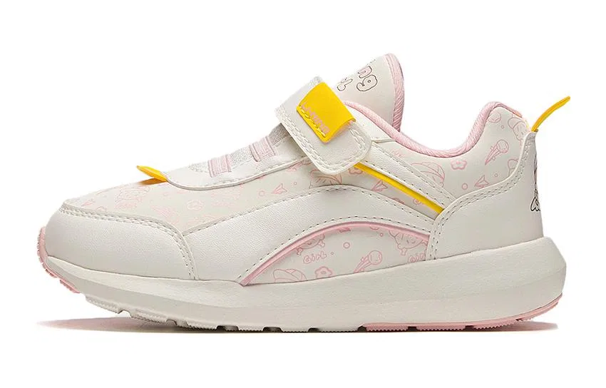 Кроссовки детские износостойкие ZHUODAWANG x Li Ning YOUNG, Beige Pink