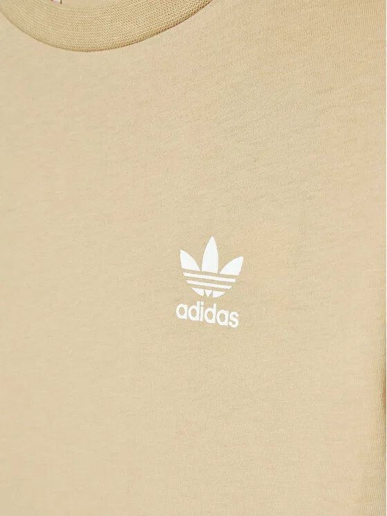 Футболка regular fit adicolor Adidas, бежевый — фото 3