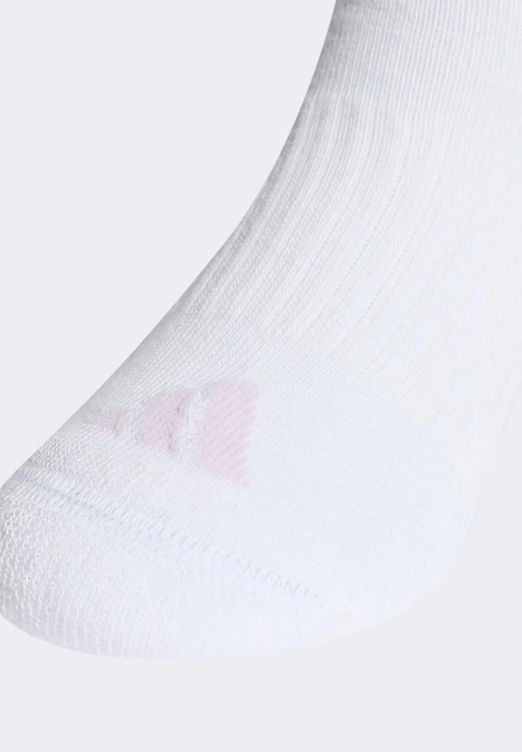 3 пары спортивных носков 3Stripes с амортизацией Adidas Performance, Powder Plum White Ice Lavender — фото 2