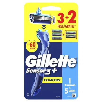 Бритвенный станок с 5 лезвиями Gillette Sensor 3 Ultimate & Gentle