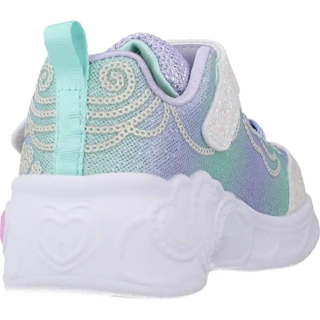 Детские кроссовки с принтом Princess Wishes Skechers, Bunt — фото 3