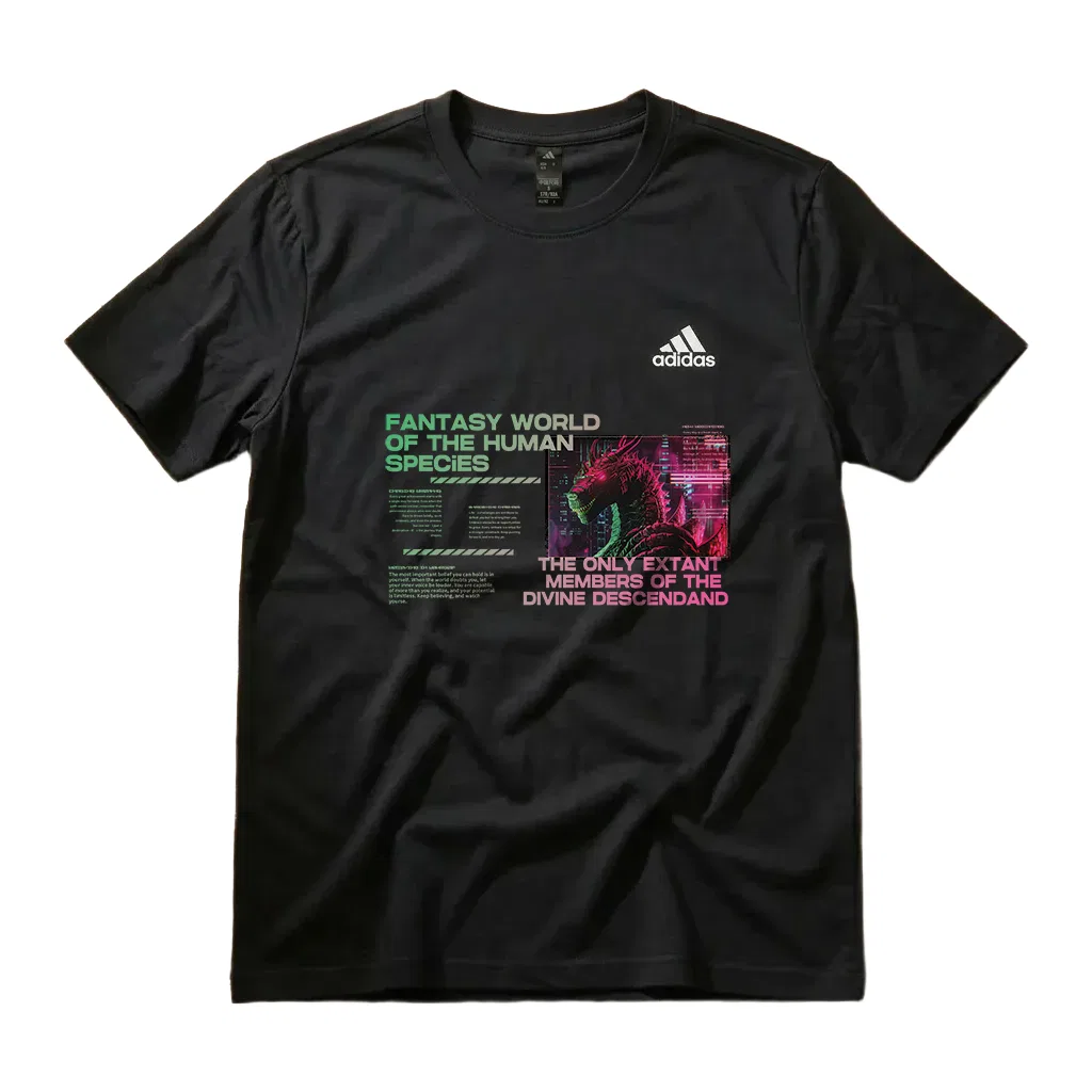 Унисекс футболка с круглым вырезом Adidas MUST HAVES, Black