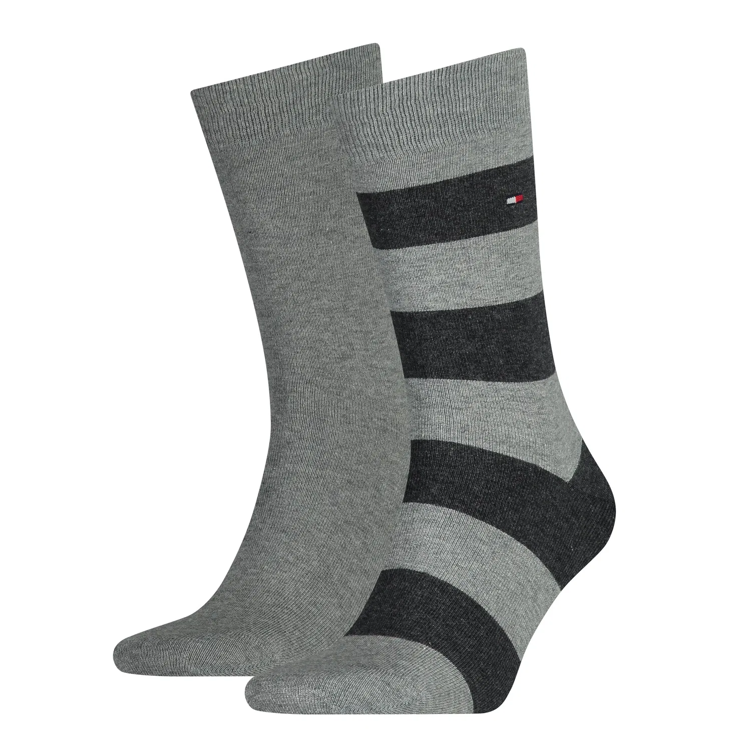 Мужские носки с рипстоп-манжетами Tommy Hilfiger, Anthracite