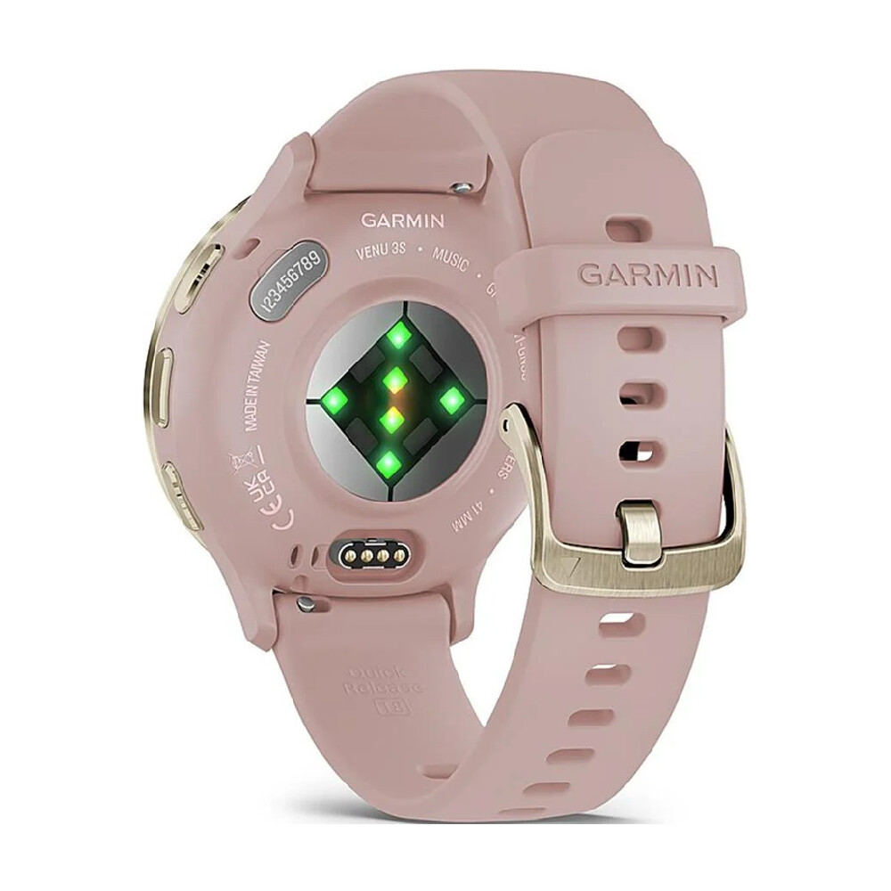 Умные часы Garmin Venu 3S, 1.2", Wi-Fi, золотой/розовый — фото 4