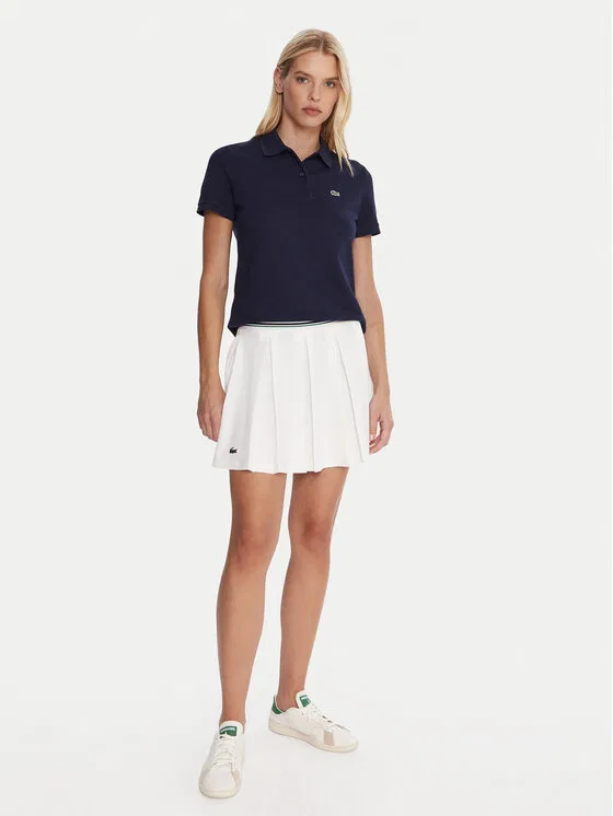 Поло Lacoste classic fit, темно-синий — фото 2