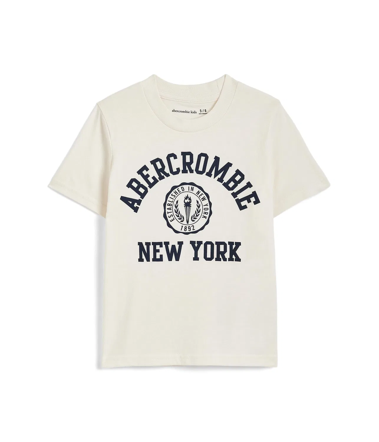 Футболка с эмблемой Y2K (для маленьких и больших детей) Abercrombie Kids, Jet Stream