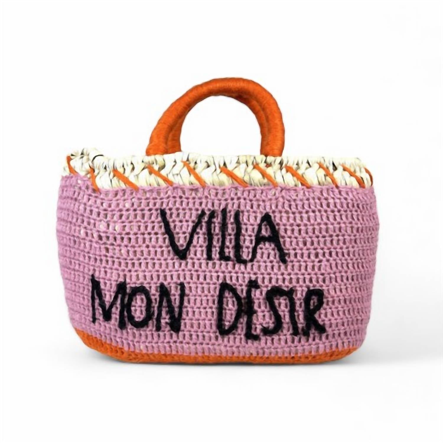 

Сумка-тоут Villa Mon Desire в лиловом цвете Kilometre Paris