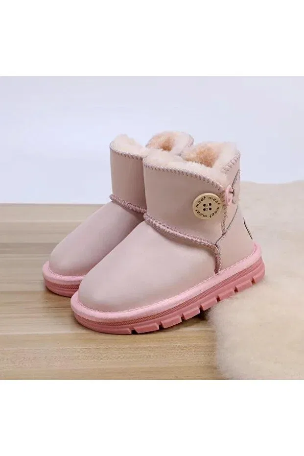Детские ботинки для девочек без шнуровки Butik, Pink