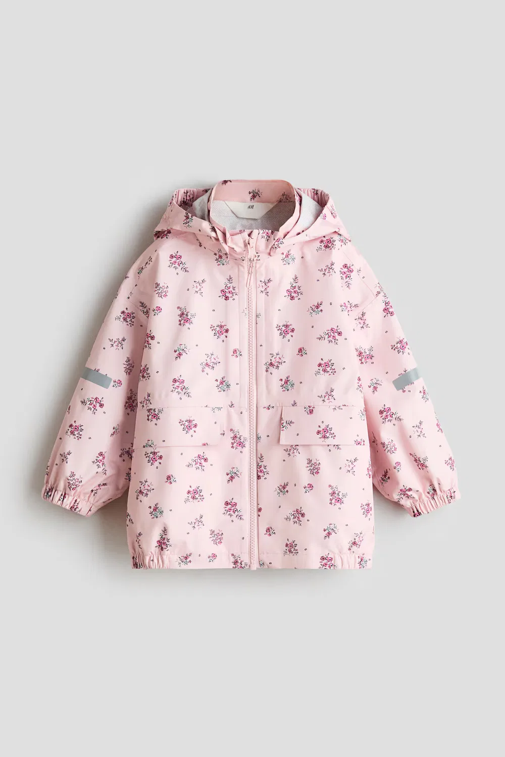 2,5-Слойная дождевая куртка H&M, Hellrosa/Geblümt