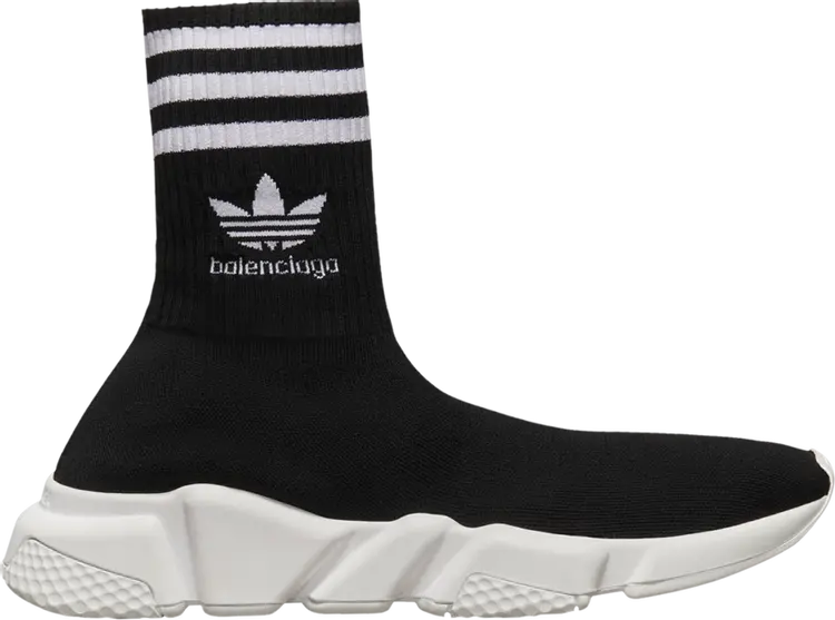 

Кроссовки Adidas Balenciaga x Adidas Wmns Speed Sneaker 'Black', черный