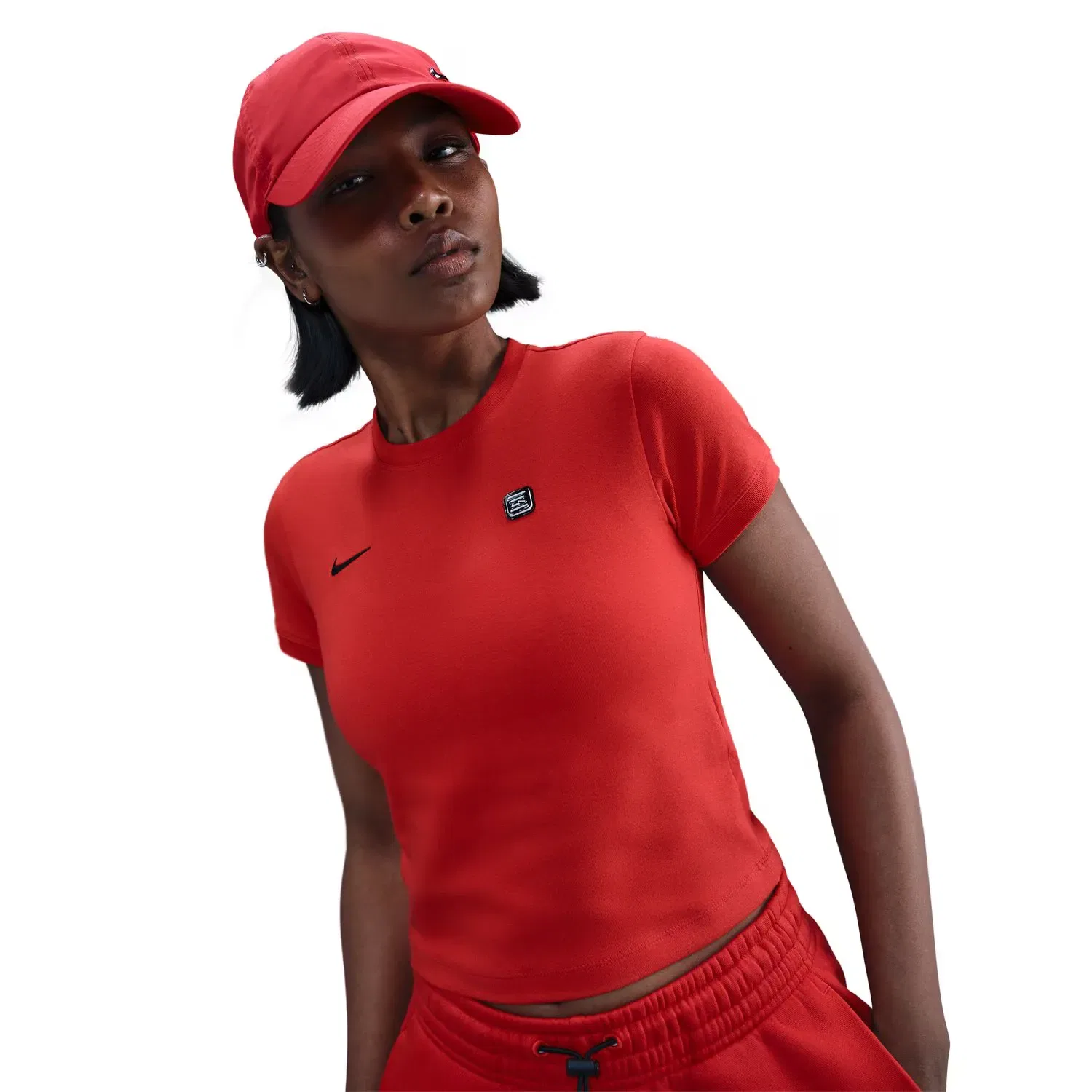 Женская футболка Sportswear Shox Nike, Красный — фото 3