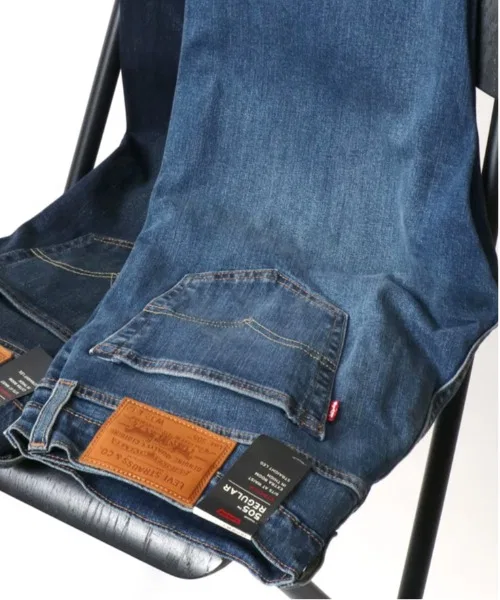 Мужские джинсы классические с эластичным денимом Levi's 505 Big E Regular Fit, Indigo Blue