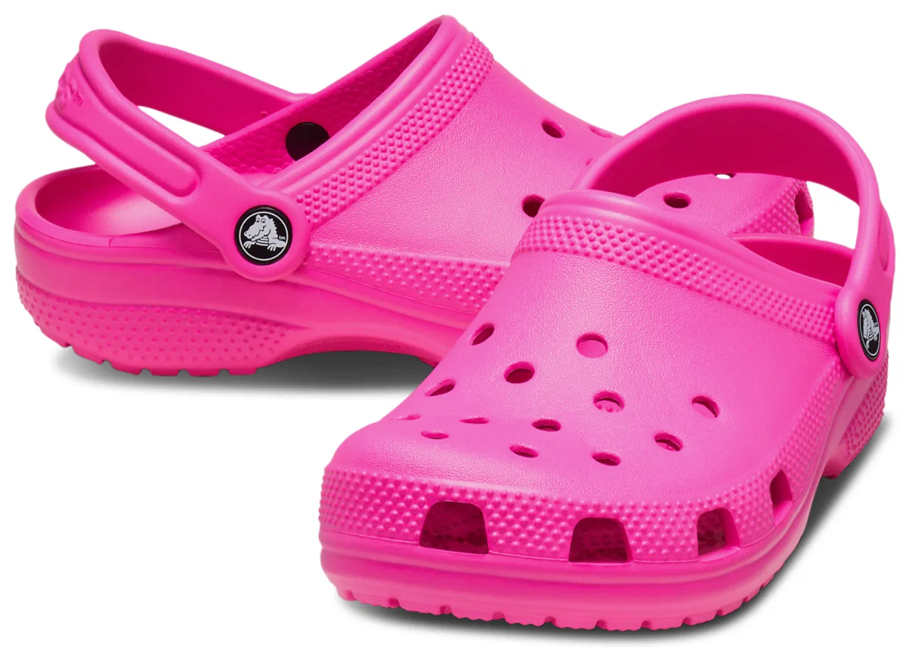 Детские сабо Classic Clogs Crocs, цвет Pink Crush — фото 2