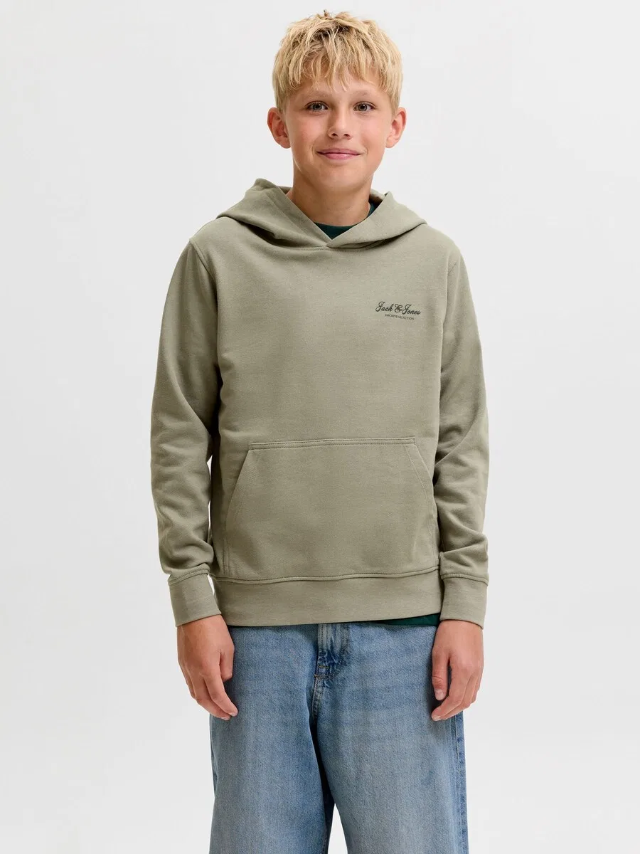 Детская толстовка, оливкового цвета Jack & Jones Junior — фото 2