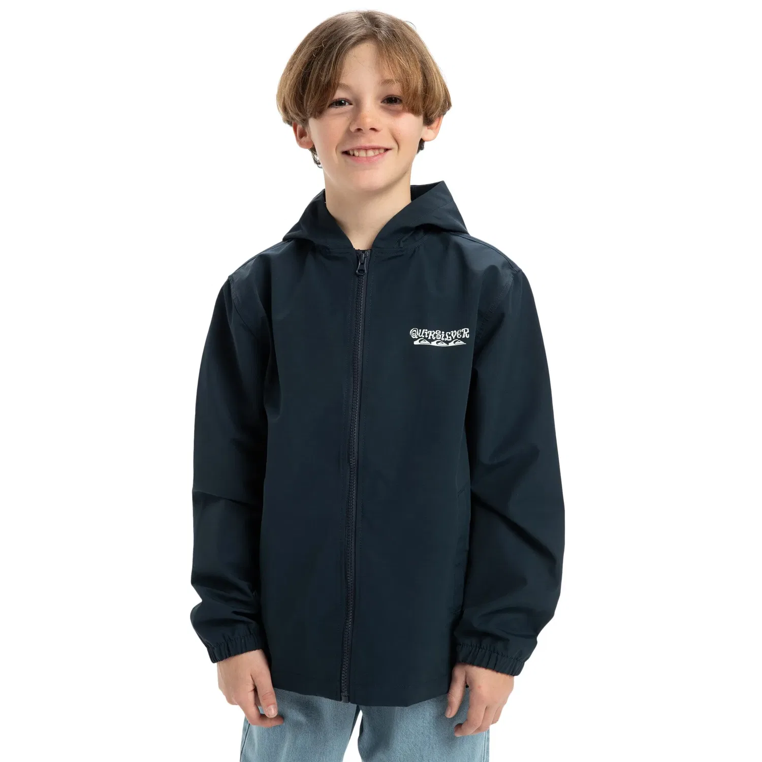 Детская куртка для мальчиков с капюшоном Rain Cloud Quiksilver, Azul Marino