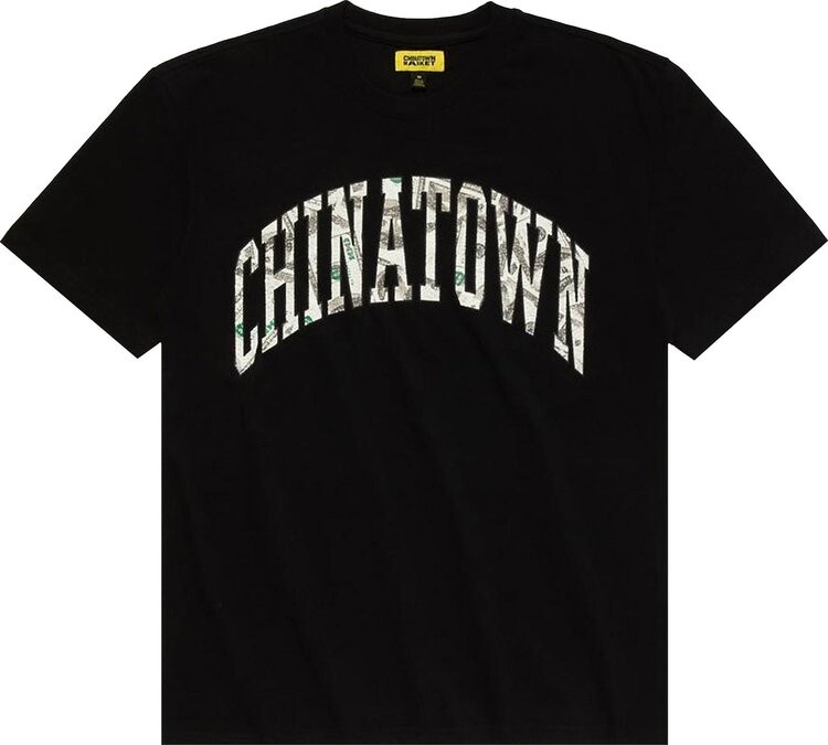 

Футболка Chinatown Market Money Arc T-Shirt 'Black', черный