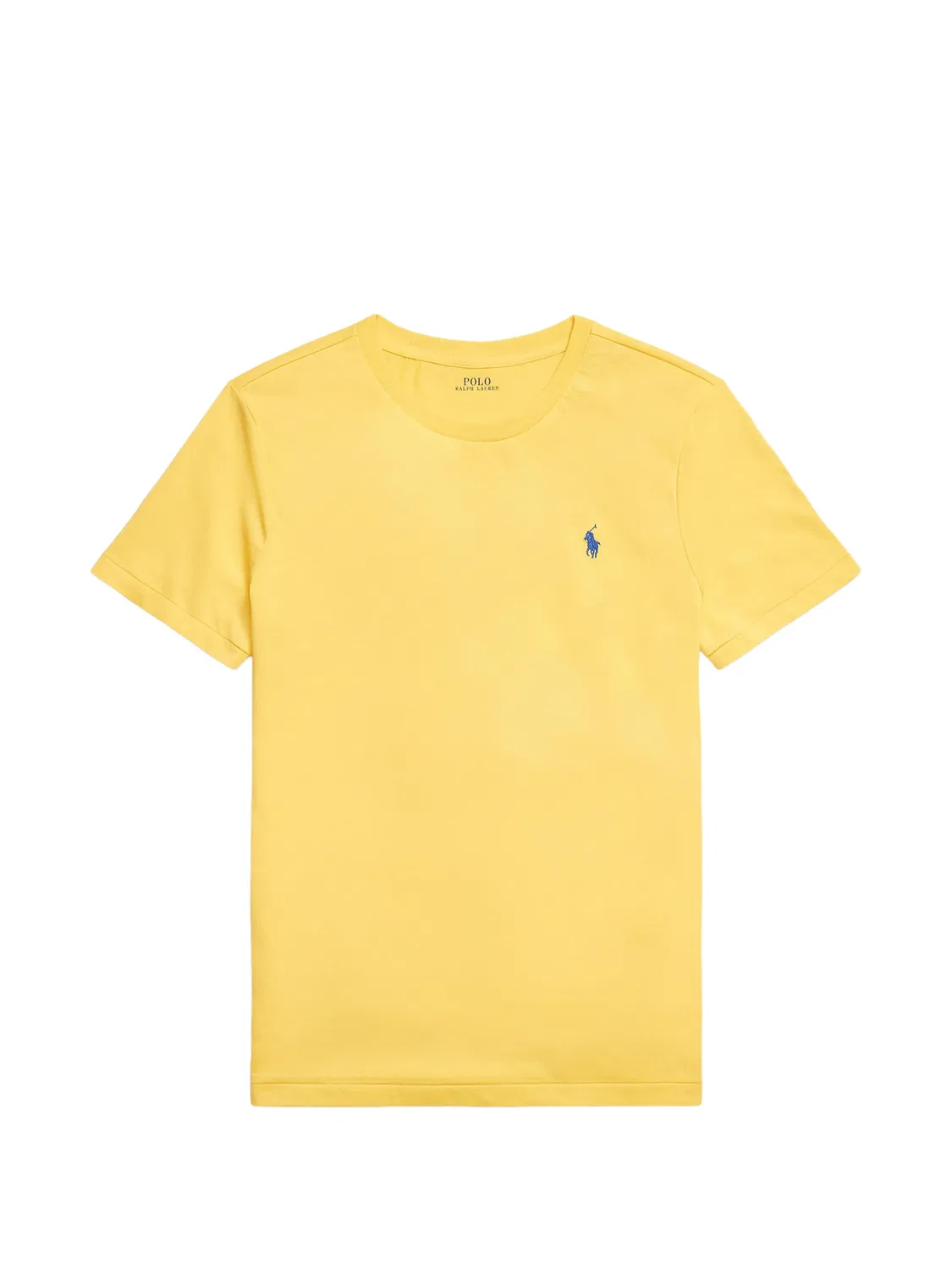 Футболка из джерси с круглым вырезом желтая Polo Ralph Lauren, желтый