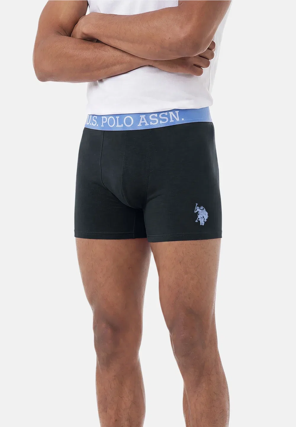 Usleoo - trunks U.S. Polo Assn., Schwarz-Blue — фото 2