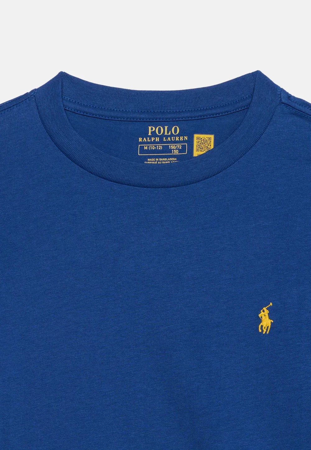 Футболка с длинными рукавами из хлопкового трикотажа, размер 7-14 лет Polo Ralph Lauren, Dusty Azure — фото 3