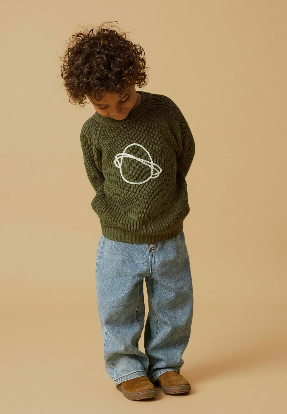 Strickjacke besticktes - джемпер Lil' Atelier, Winter Moss