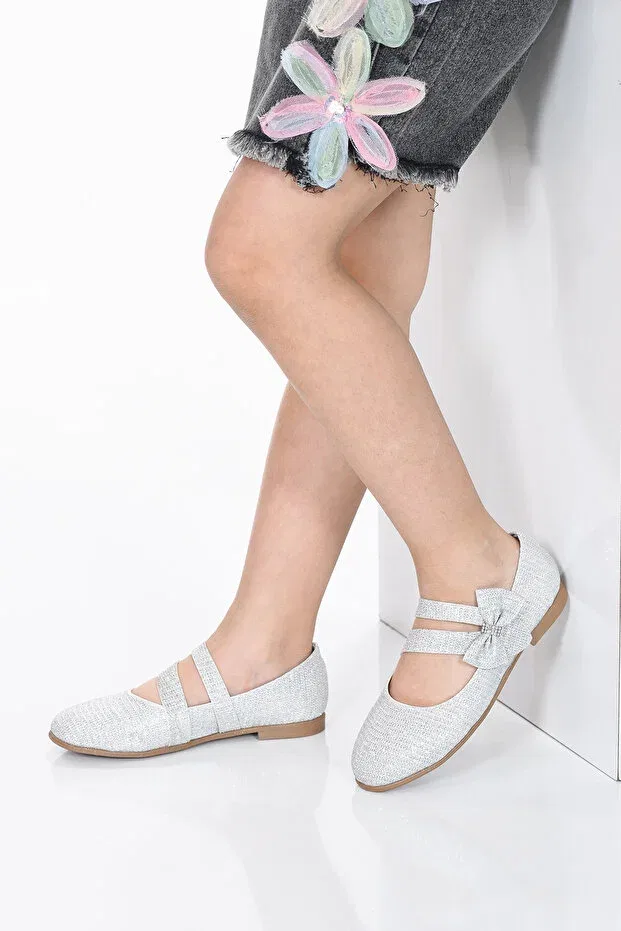 Детские балетки для девочек ортопедические Berfu Shoes, Gray
