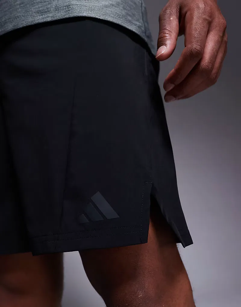 Вязаные шорты Adidas Training D4T, черный — фото 2