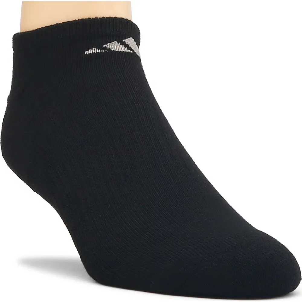 Мужские спортивные носки-невидимки комплект из 6 пар Adidas, Black/White — фото 2