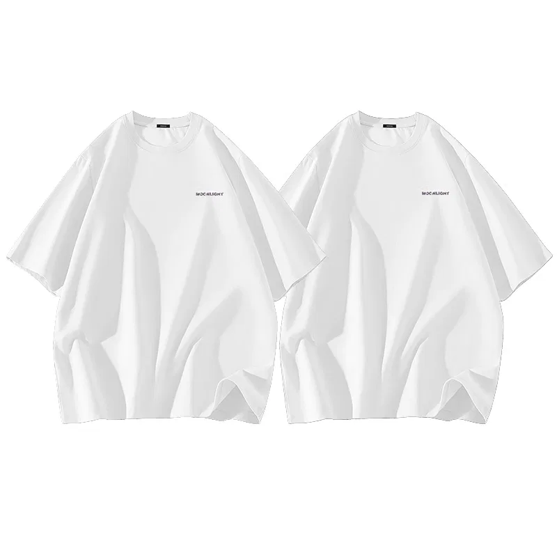 Детская футболка с коротким рукавом MINISO, Ice Silk Cooling White (Moonlight Fantasy Chest Logo)+Dark Gray (Moonlight Fantasy Chest Logo) — фото 4