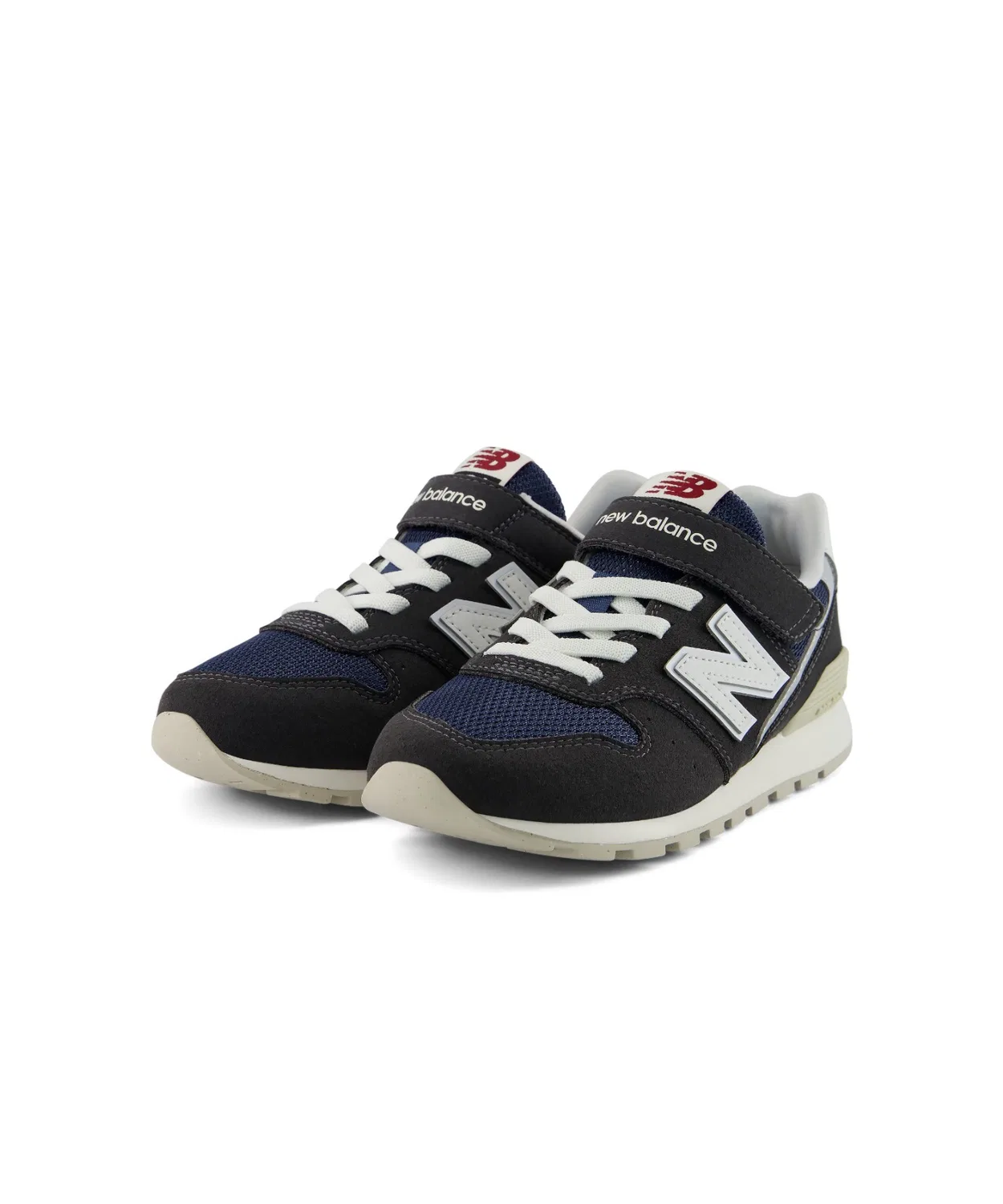 Детские кроссовки с банджи-шнуровкой 996 v3 New Balance, Navy — фото 3