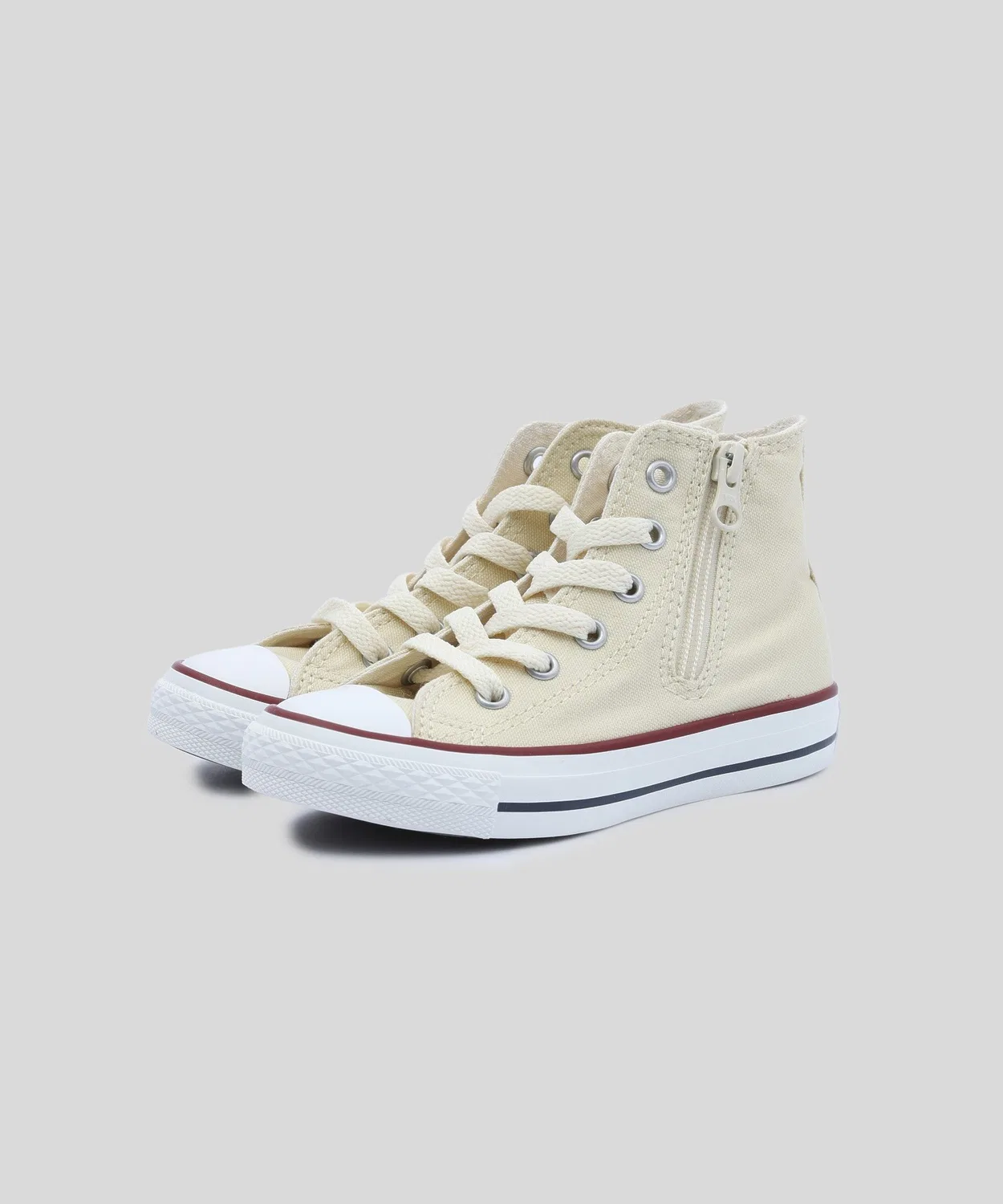 Детские кеды с высоким берцем Converse Child All Star Z Hi, Off White — фото 2
