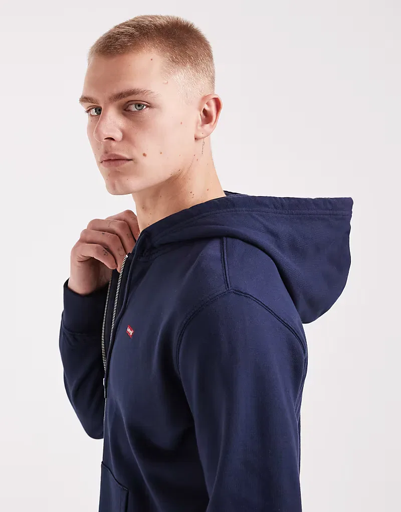 Свитшот original hallmark с логотипом Levi's, средне-синий — фото 4