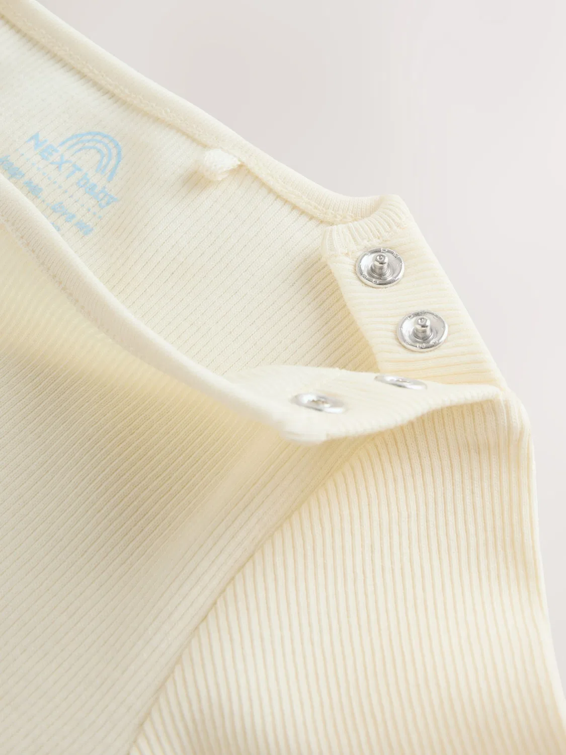 Комбинезон и боди, полоска, Blue Stripe Baby Knitted Next, Голубая полоска — фото 3