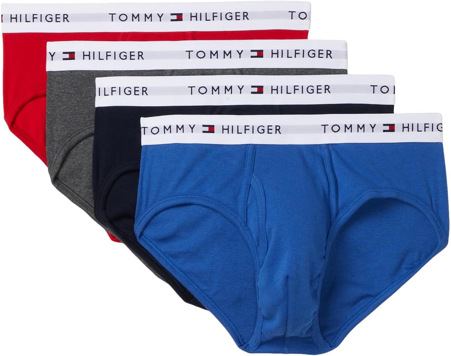 

Трусы Tommy Hilfiger Cotton Classic 4-Pack Brief, цвет Blue Ocean