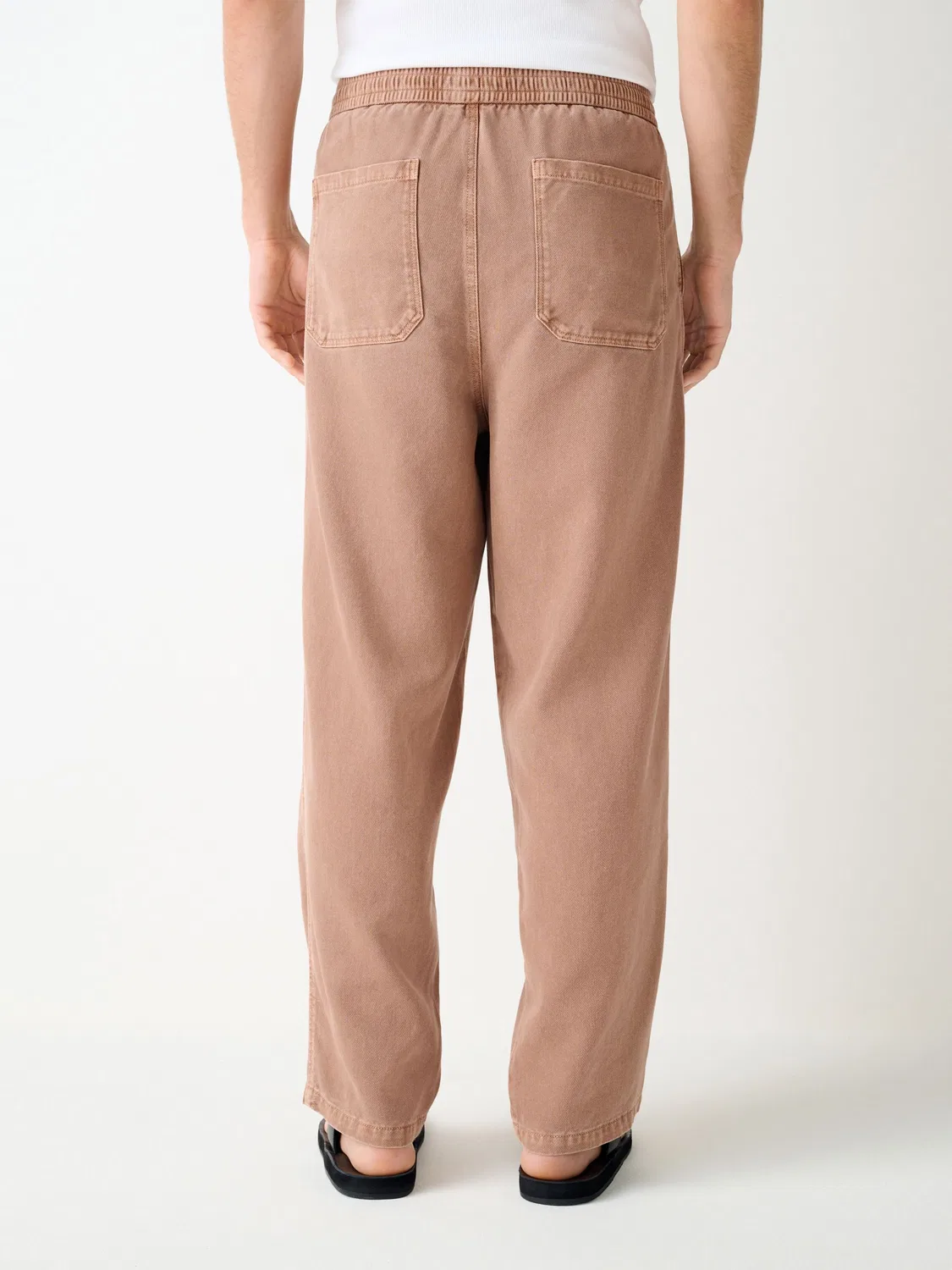 Брюки свободного кроя Authentic Washed Next, выгоревший оранжевый — фото 3
