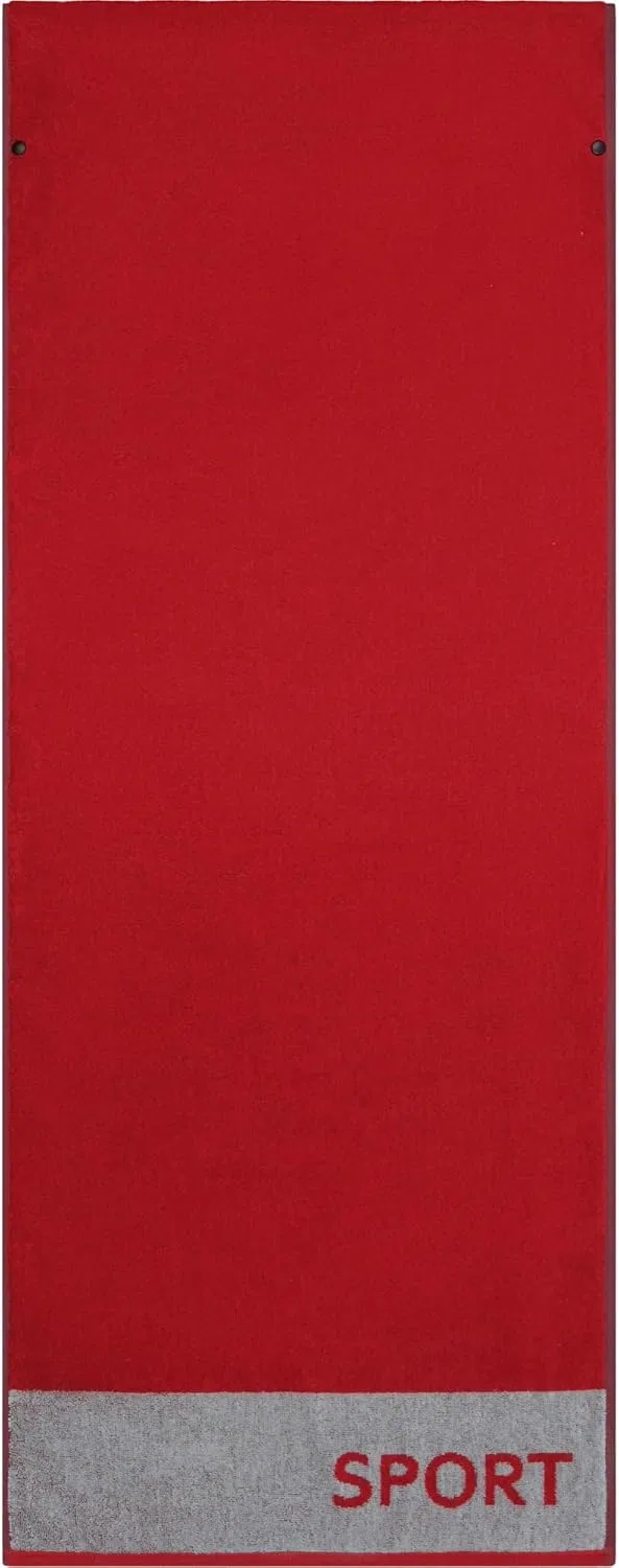 Полотенце для фитнеса Cawö Sport 6290 красный, 50x30 см