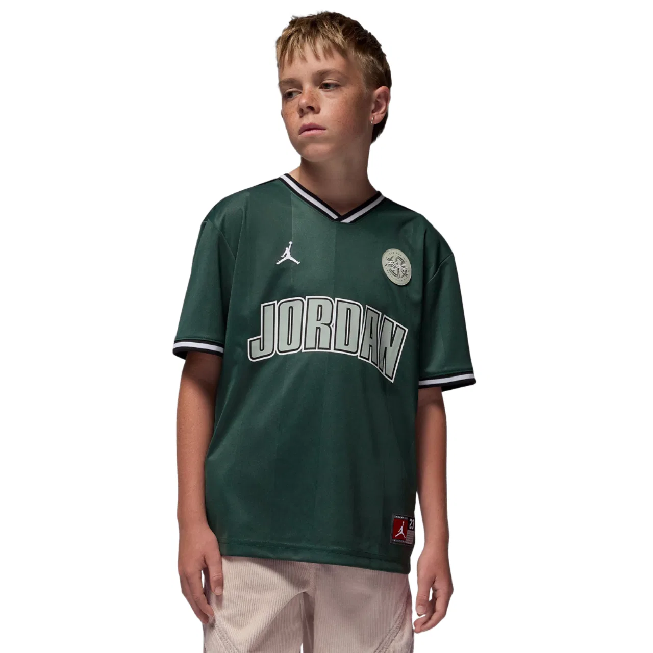 Джерси для мальчиков Sport Jersey Jordan, цвет Midnight Green/Black